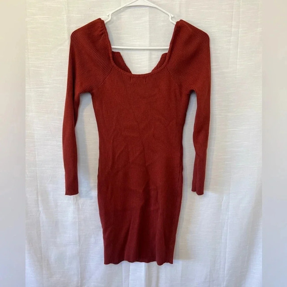 Madden NYC Sweater Dress with Long Sleeves - Picture 5 of 7